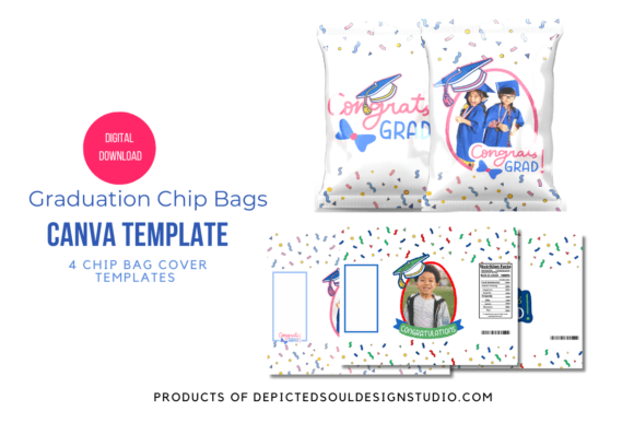 Celebrate in Style with Customizable Graduation Chip Bags