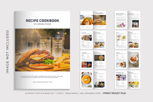 Create Stunning Cookbooks with This Editable Template
