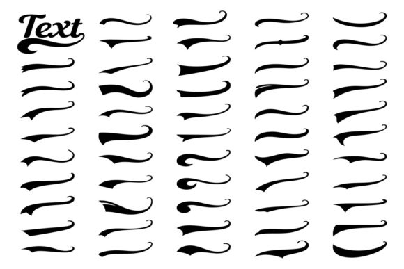 Dynamic Typography with Swirling Sporty Swashes
