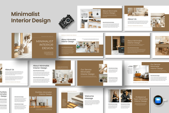 Minimalist Interior Design - Keynote: A Clean & Modern Presentation Template